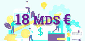 Jaune budgétaire 2023 - les achats de formation professionnelle reprennent à 18 Mds€
